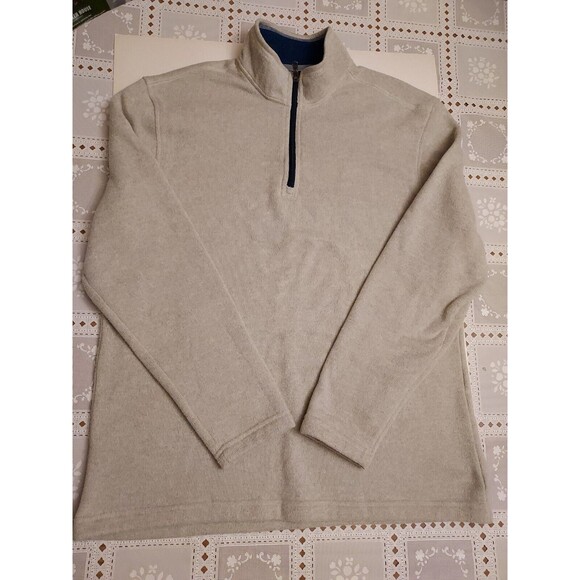 Izod Advantage Performance Mens Fleece Half Zip Long Sleeve Size Large - Picture 1 of 2